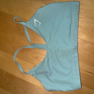 Gymshark Light Blue V Neck Training Bra